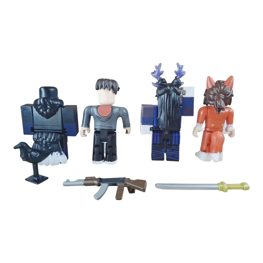Lot of 4 Roblox Celebrity Mystery Box Figures With‎ Accessories
